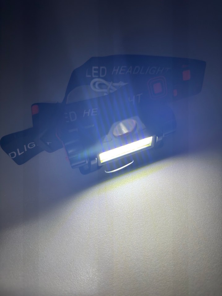 Siyah Renkli LED Kafa Lambası - Görsel 2