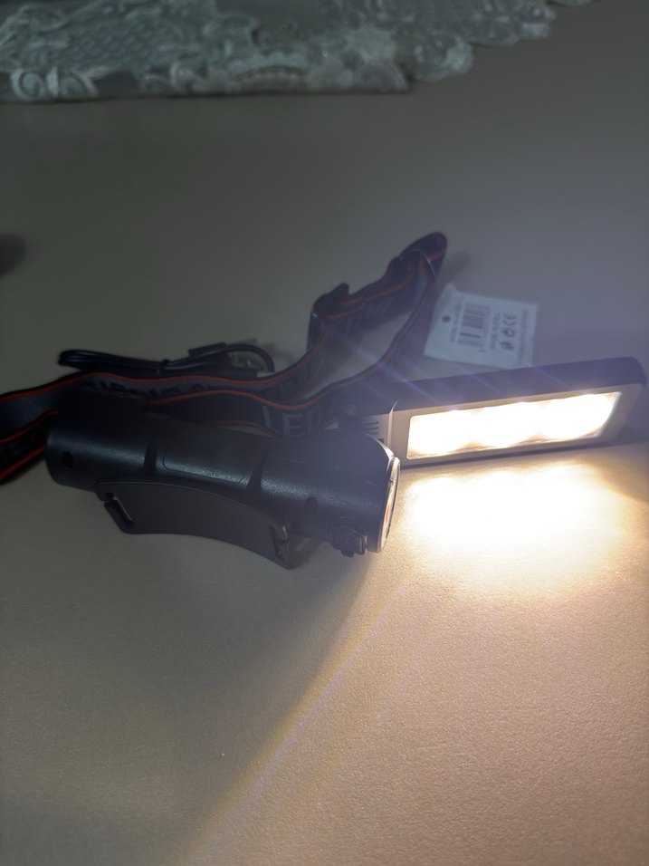 Siyah LED Kafa Lambası - Görsel 3