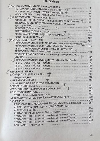  Beden Renk Almanca Dilbilgisi ve Sınav Rehberi Kitabı