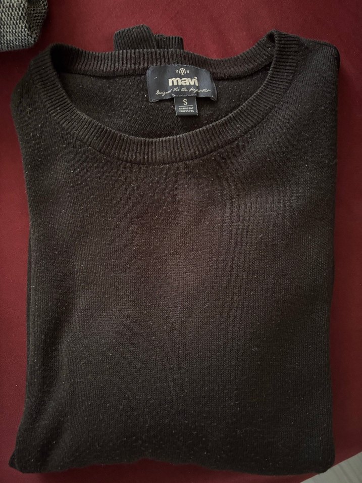 3 adet fabrika ve mavi marka erkek kazak - Görsel 4