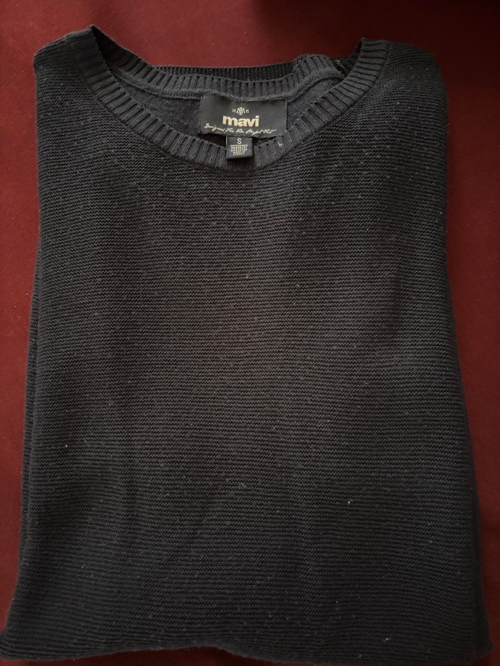 3 adet fabrika ve mavi marka erkek kazak - Görsel 3