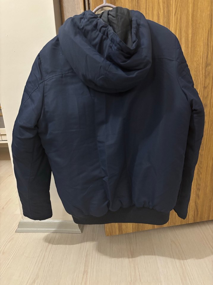 Jack&Jones Kapüşonlu Lacivert Erkek Mont - Görsel 3