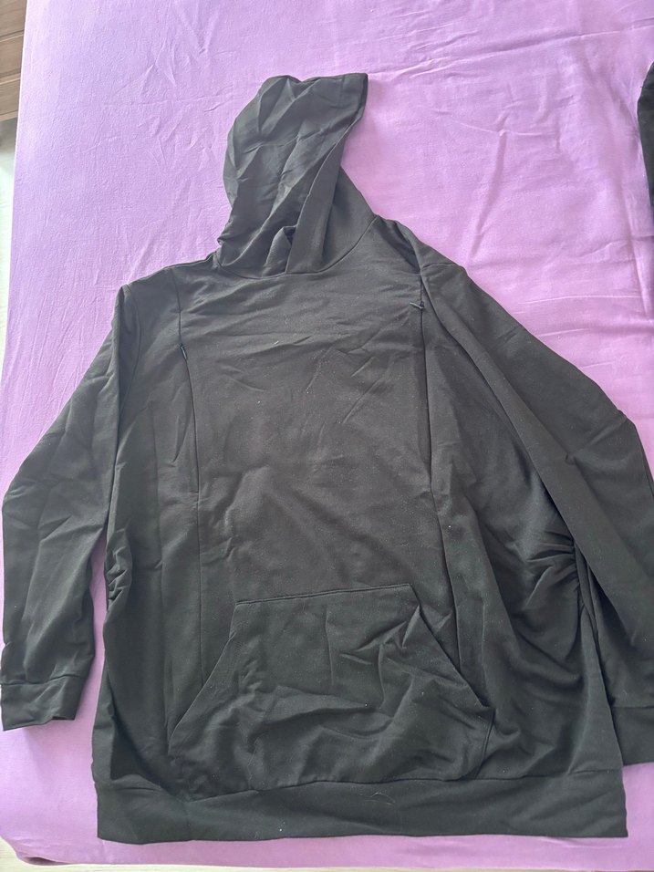 Siyah Hamile ve Emzirme Eşofman takımı - Görsel 5