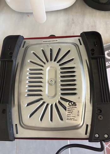 CVS Kırmızı Elektrikli Tekli Ocak 1000 Watt - Görsel 6