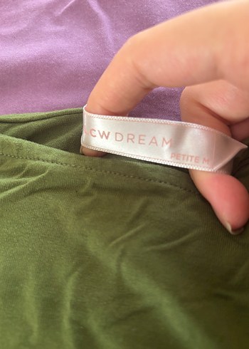m Beden yeşil Renk Kadın Yeşil Nakışlı Kısa Kollu Şortlu Pijama