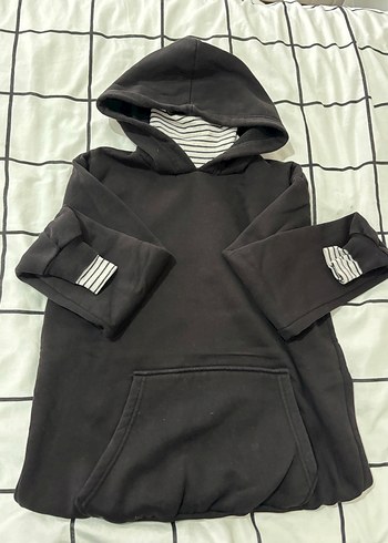 Yoyoso Gri Kapüşonlu Kadın Sweatshirt