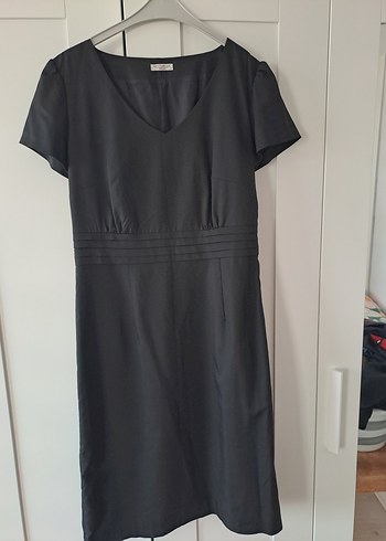 LC Waikiki SOUTHBLUE Siyah V Yaka Düğmeli Hamile Bluzu