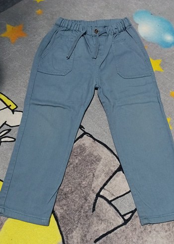 Gri Erkek Çocuk Denim Pantolon
