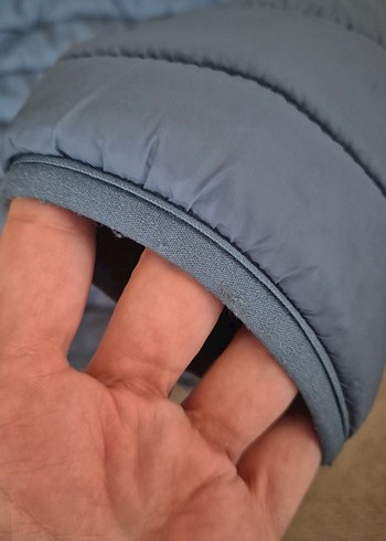 Mavi Kapüşonlu Fermuarlı Erkek Çocuk Mont - Görsel 9