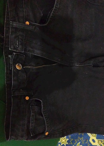 Siyah Drapeli Kadın Kumaş Pantolon - Görsel 5