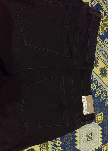 Siyah Drapeli Kadın Kumaş Pantolon - Görsel 4