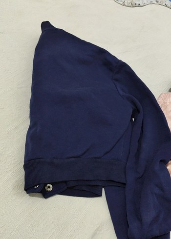 Düğmeli Lacivert Kadın Ceket - Görsel 6