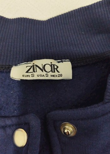 Düğmeli Lacivert Kadın Ceket - Görsel 4