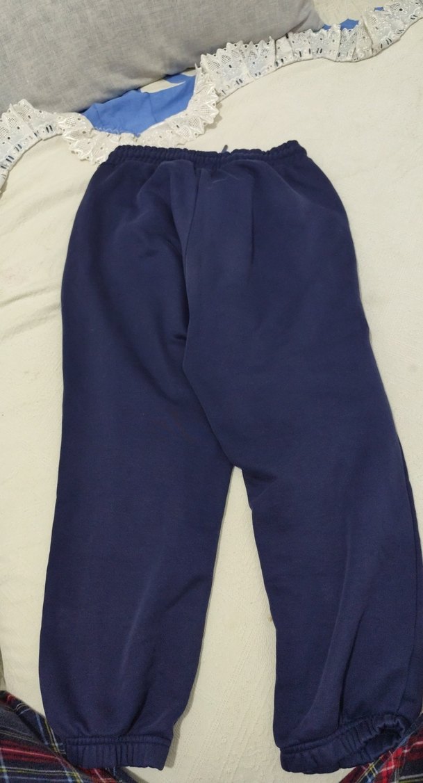 Lacivert Bol Kesim Eşofman Altı - Görsel 4