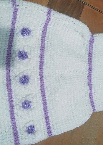 Nakışlı Lila Bebek Çantası - Görsel 2