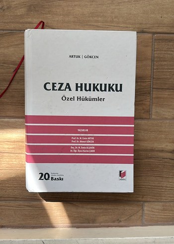 Ceza Hukuku Özel Hükümler Kitabı - 20. Baskı