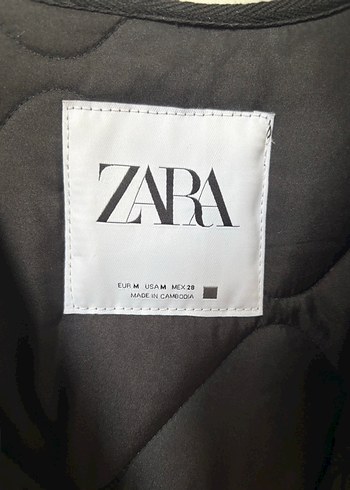 m Beden Zara Düğmeli Siyah Kadın Ceket