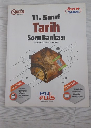 11. Sınıf Tarih Soru Bankası ÖSYM Tarzı ÇapPlus yayınları