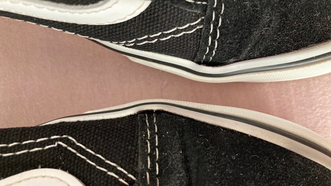 Vans Beyaz Tabanlı Siyah Kadın Sneakers - Görsel 3