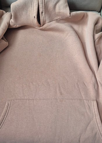 diğer Beden Kahverengi Kapüşonlu Rahat Kesim Sweatshirt