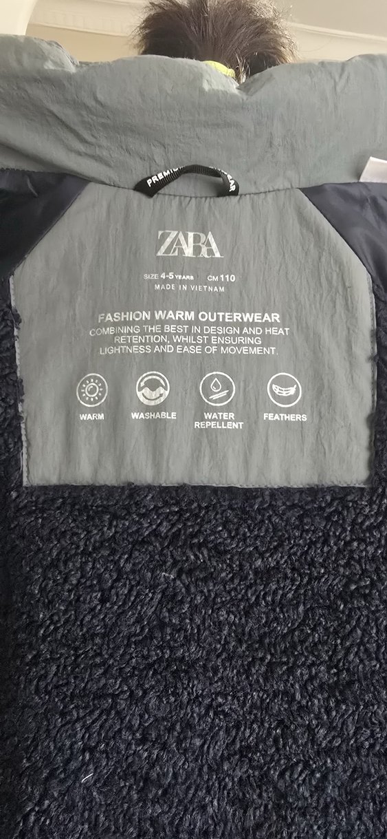 Zara çocuk mont - Görsel 5