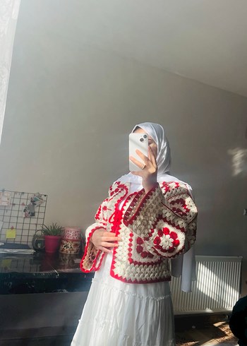 Bohem Örgü Kadın çeket - Görsel 2