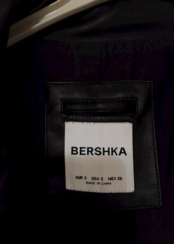 Bershka Bershka Siyah Deri Ceket