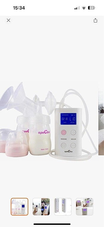 Elektrikli ve pilli göğüs pompası - Görsel 8