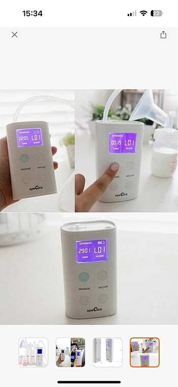 Elektrikli ve pilli göğüs pompası - Görsel 11