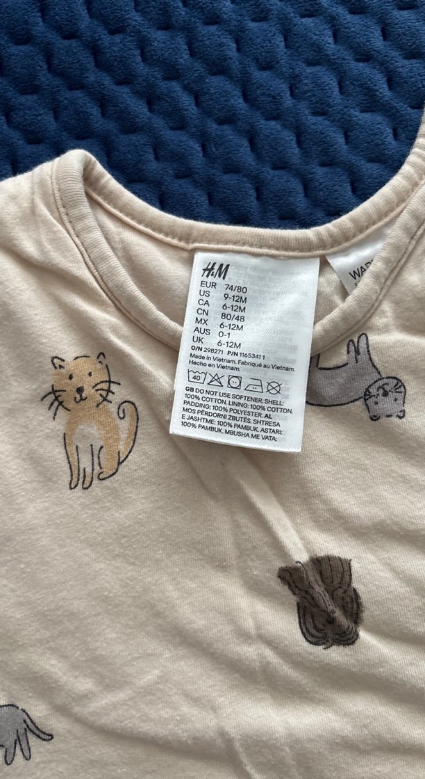 Gri Desenli Çocuk Uyku Tulumu - Görsel 2