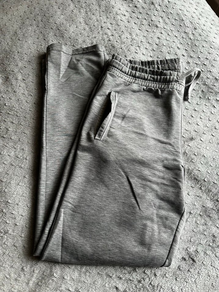 Gri Erkek Fermuarlı Eşofman Altı - Görsel 3