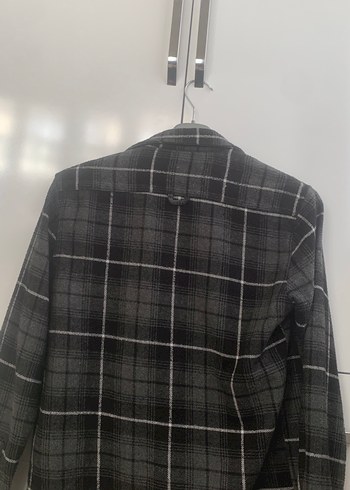 Düğmeli Gri Erkek Gömlek - Görsel 3