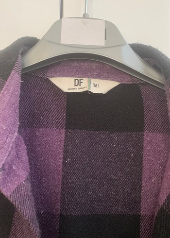 Mor Ekose Desenli Kadın Gömlek - Görsel 2