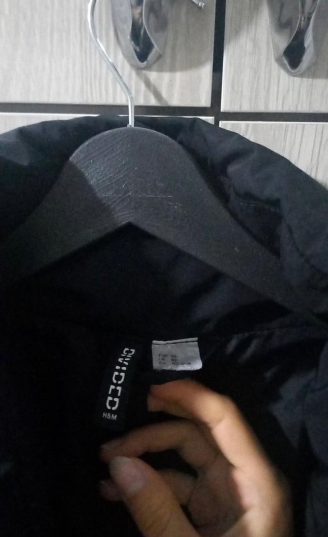 Siyah Kadın Kısa Mont Fermuarlı - Görsel 3