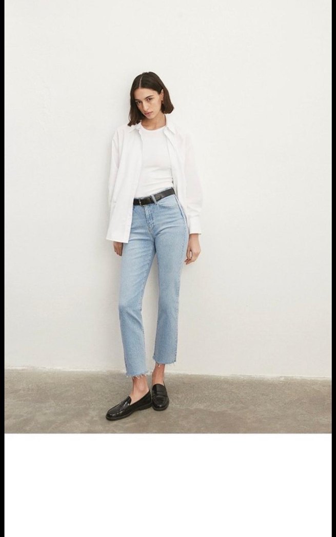 Kadın Regular Fit Midi Kot Pantolon - Görsel 2