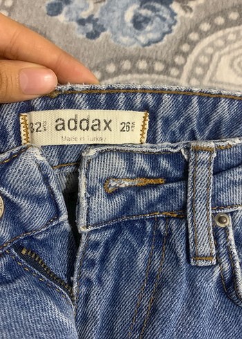 Gevşek Kesim Midi Mavi Denim Kadın Jean - Görsel 2