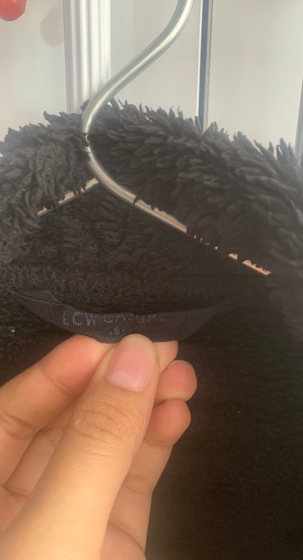 Siyah Yüksek Yakalı Peluş Ceket - Görsel 2