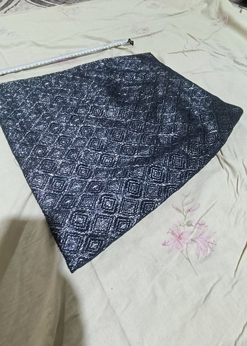 KOTON  parlak Gri Mini Etek 34 - Görsel 2