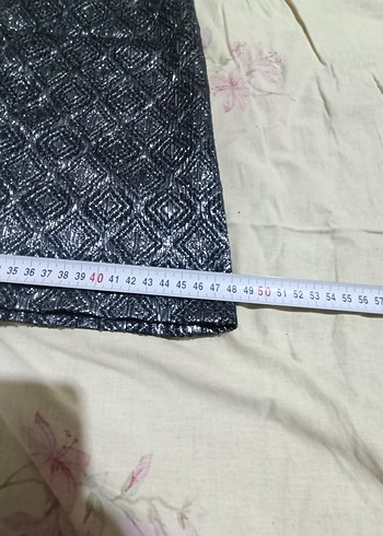 KOTON  parlak Gri Mini Etek 34 - Görsel 8