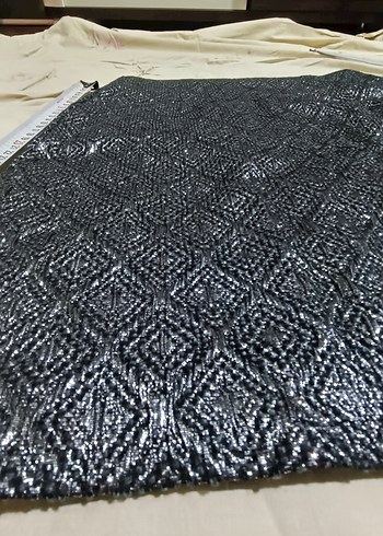 KOTON  parlak Gri Mini Etek 34 - Görsel 4