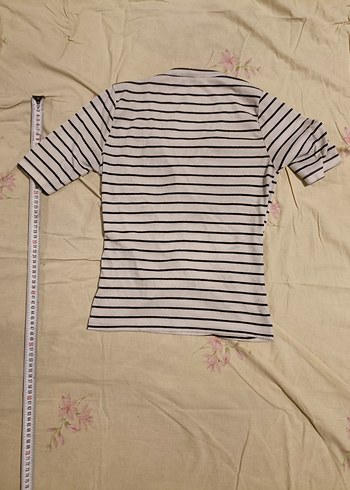 ROKET FASHION Çizgili. Tişört. L - Görsel 4