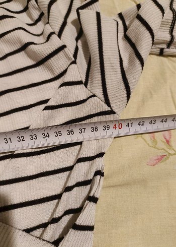 ROKET FASHION Çizgili. Tişört. L - Görsel 3