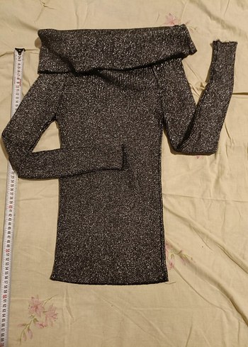 Gri Balıkçı Yaka Uzun Kollu Triko Kazak - Görsel 2