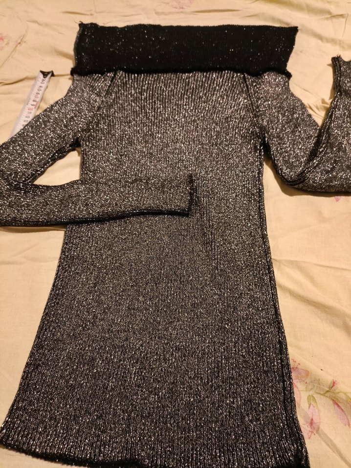 Gri Balıkçı Yaka Uzun Kollu Triko Kazak - Görsel 3