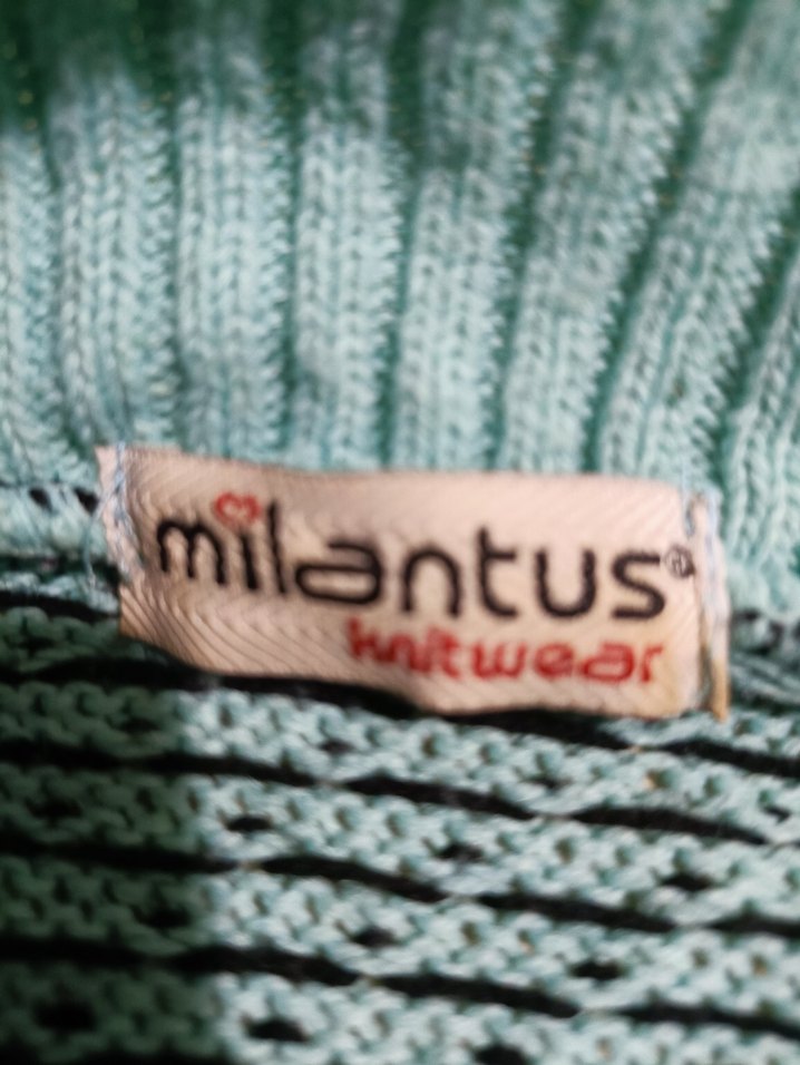 Milantus Bohem Desenli Turkuaz Örgü Hırka - Görsel 5