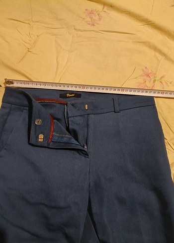 VENTİ Lacivert Denim Kumaş Pantolon 38 - Görsel 5