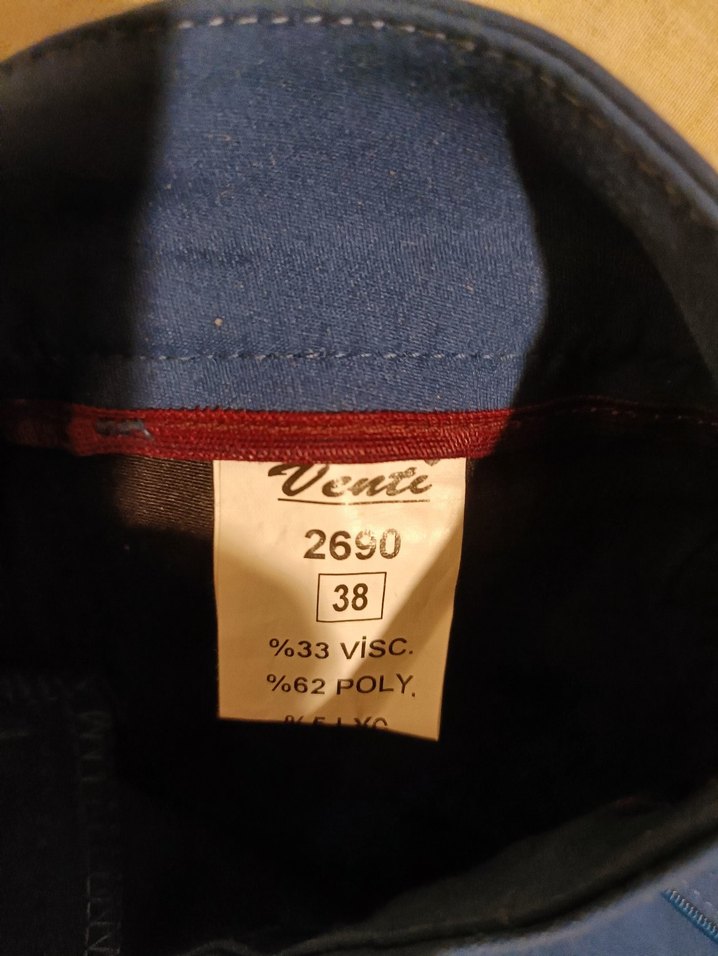 VENTİ Lacivert Denim Kumaş Pantolon 38 - Görsel 3