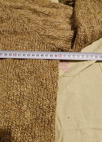 Bej Kadın Triko Kazak, Bisiklet Yaka, - Görsel 4