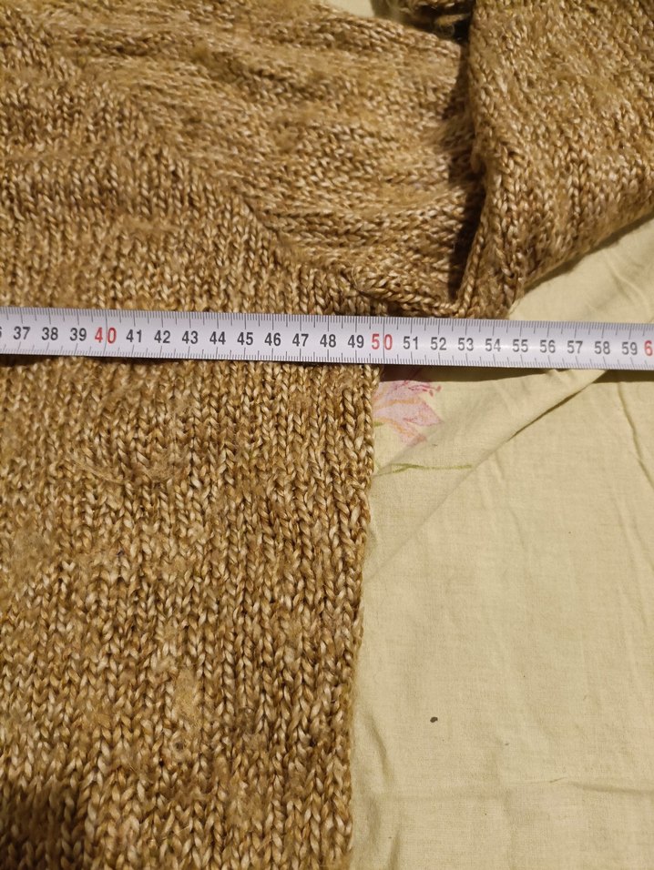 Bej Kadın Triko Kazak, Bisiklet Yaka, - Görsel 4