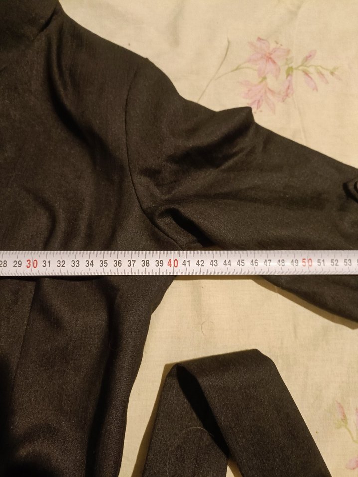 Siyah Midi elbise 36 Beden - Görsel 3